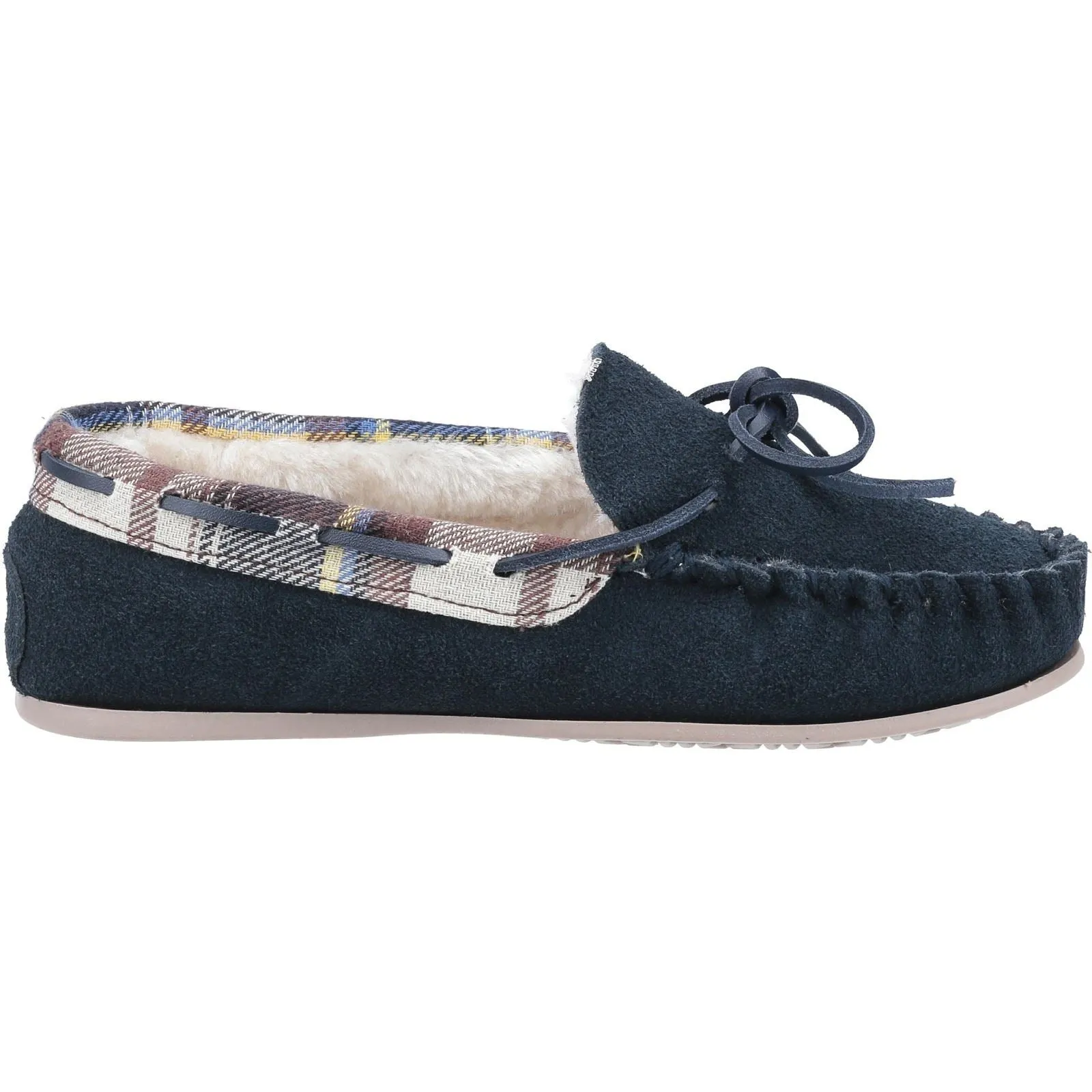 Cotswold Women's Kilkenny Moccasin Slipper in Navy