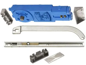 CRL Jackson&reg; Adjustable Spring Power Multi Size Overhead Concealed Closer with 'U' Offset Slide-Arm Hardware Package