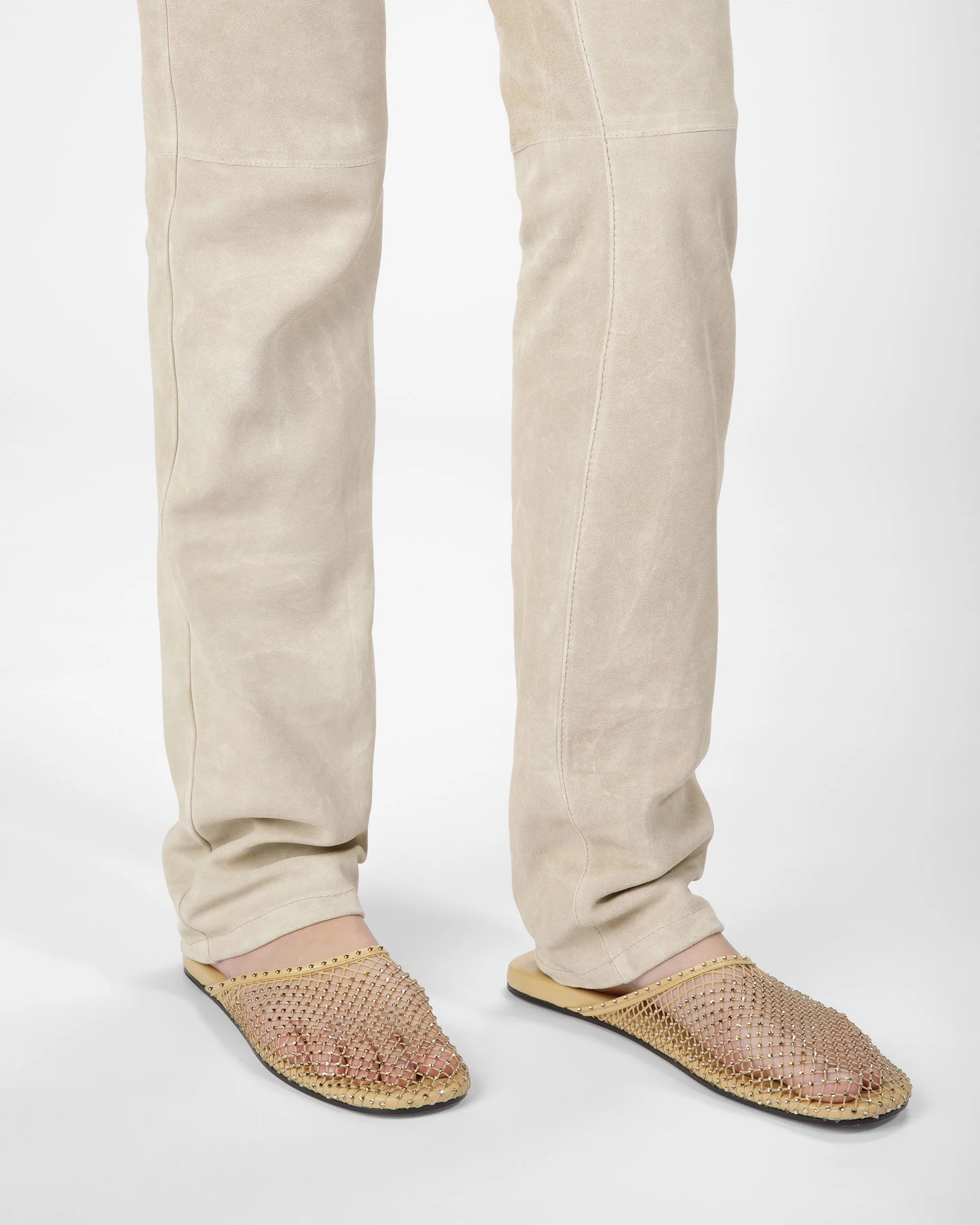 Crystal Fishnet Loafer