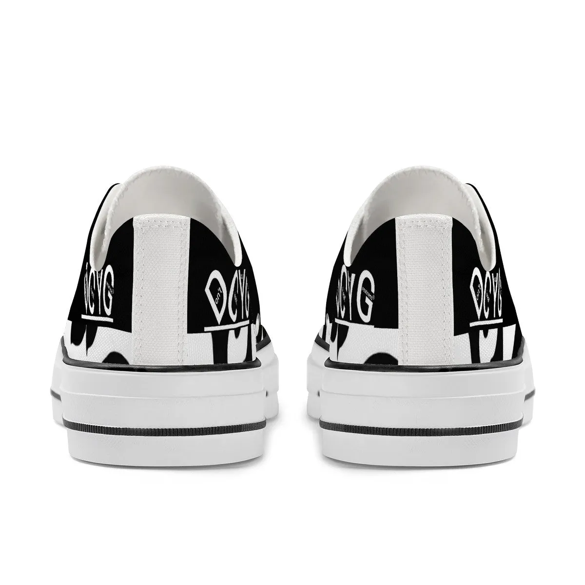 DCYG Xclusive Unisex Classic Low Top Canvas Shoes - White