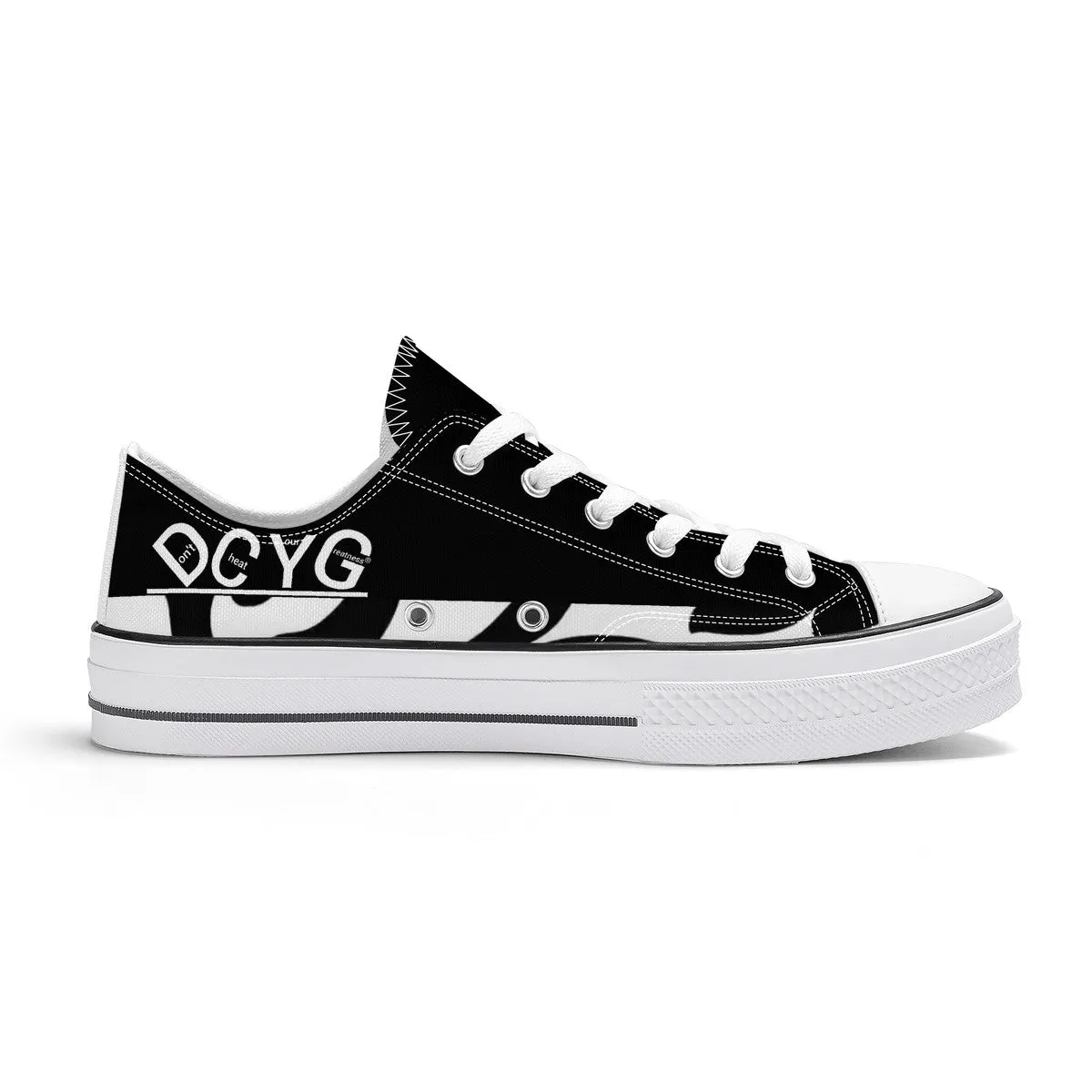 DCYG Xclusive Unisex Classic Low Top Canvas Shoes - White
