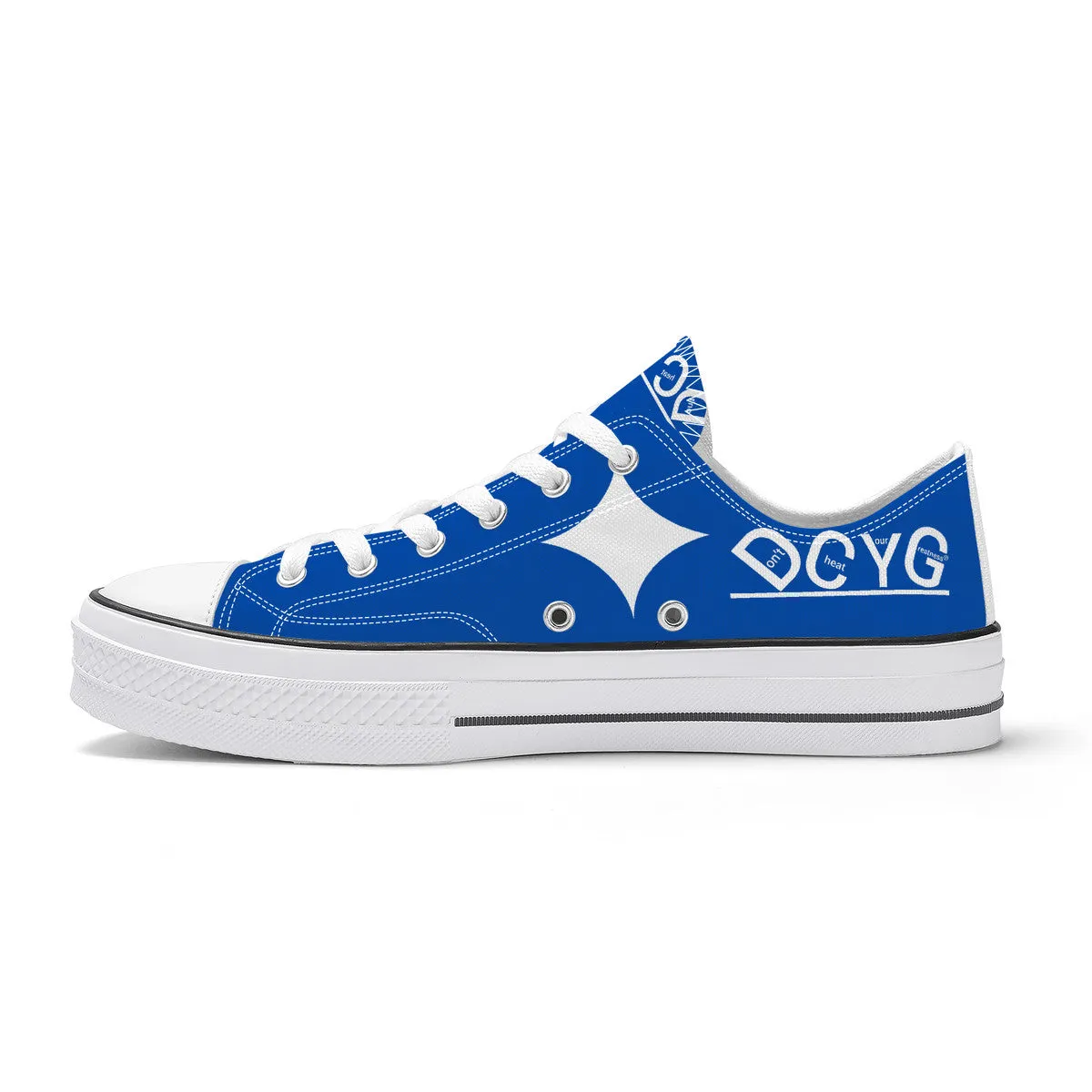 DCYG Xclusive Unisex Classic Low Top Canvas Shoes - White