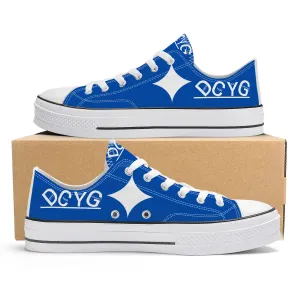 DCYG Xclusive Unisex Classic Low Top Canvas Shoes - White