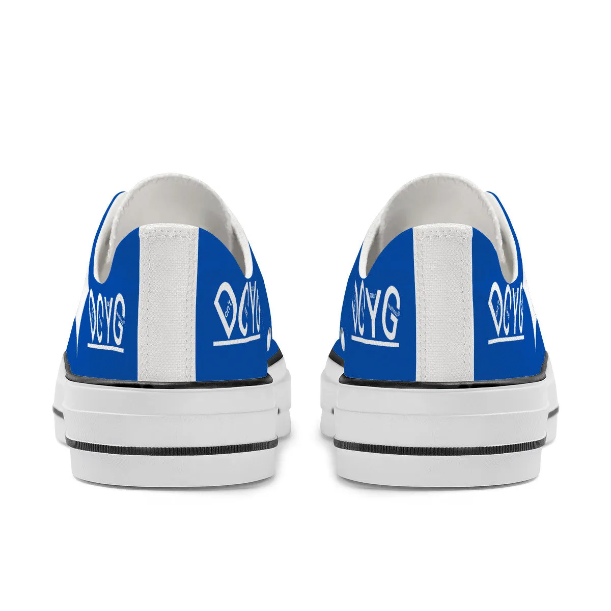 DCYG Xclusive Unisex Classic Low Top Canvas Shoes - White