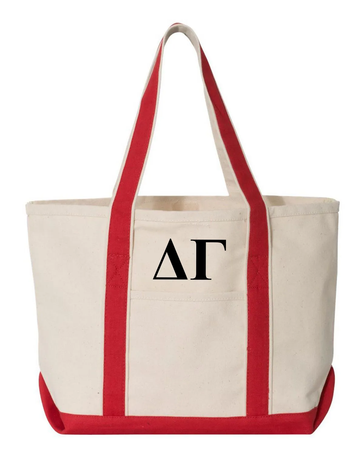 Delta Gamma Red Boat Tote - Large