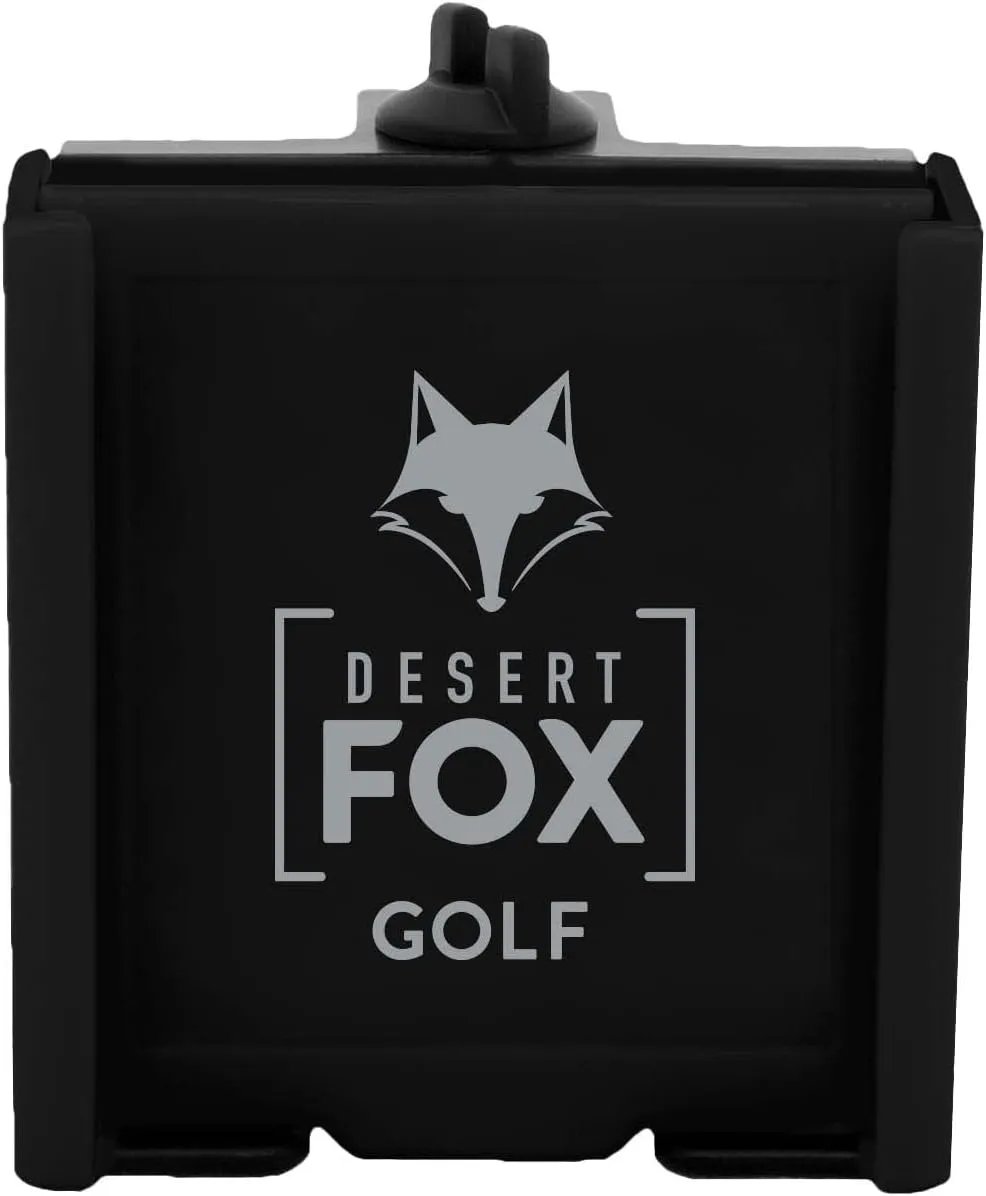 DESERT FOX GOLF Phone Caddy – Adjustable Golf Cart Phone Holder with Secure Strap for Hands-Free GPS & Golf Apps – Universal Fit