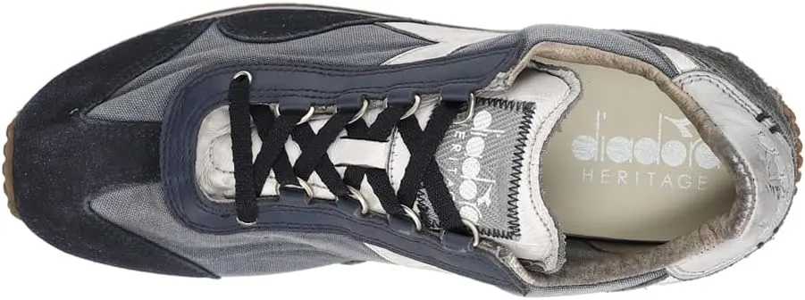 Diadora Mens Equip Dirty Stone Wash Evo Lace Up Sneakers Shoes Casual - Blue