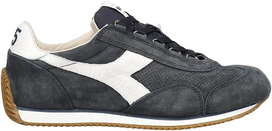Diadora Mens Equipe Suede Sw Perforated Lace Up Sneakers Shoes Casual - Blue - Size 6.5 M