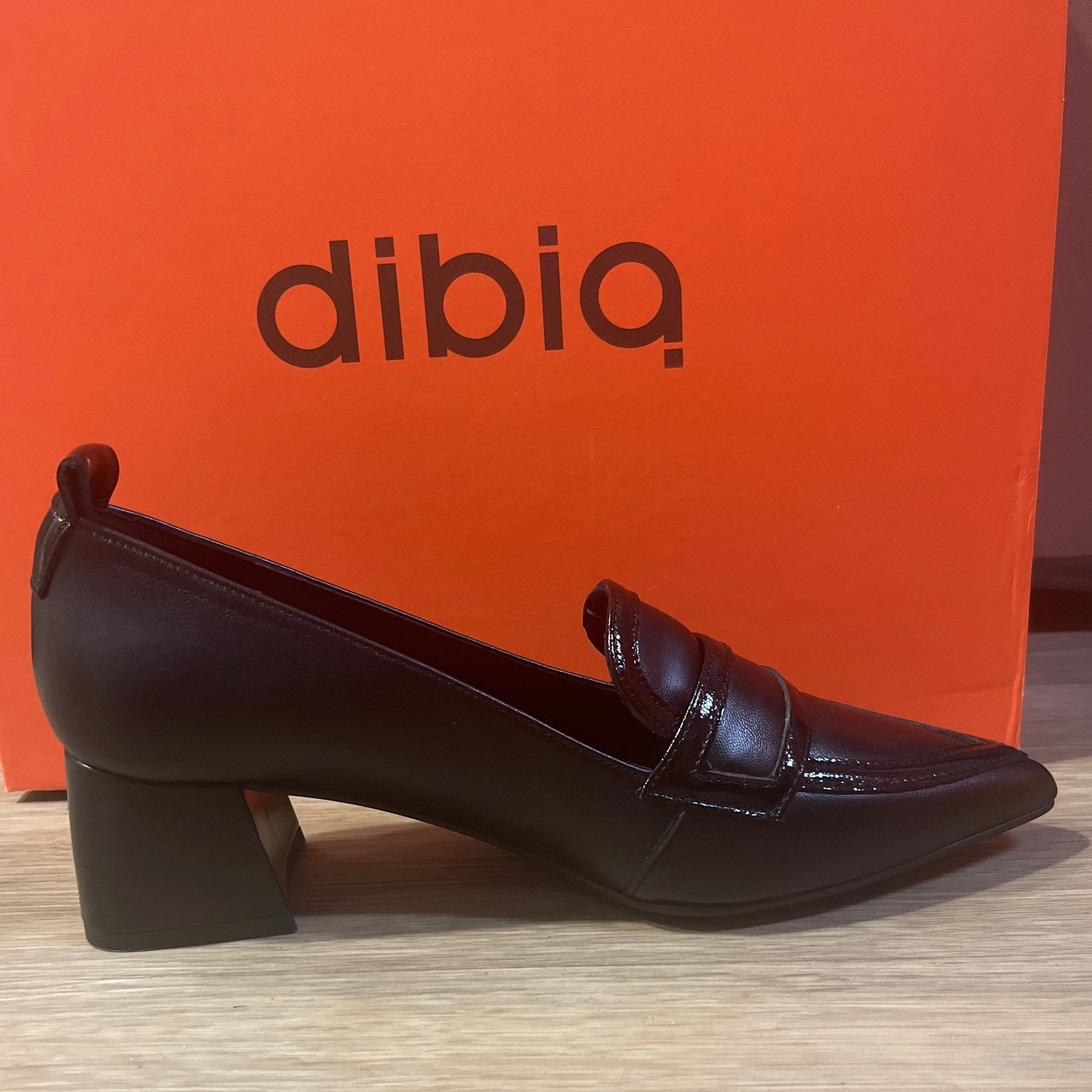 DIBIA 11079 BLACK HEELED LOAFER