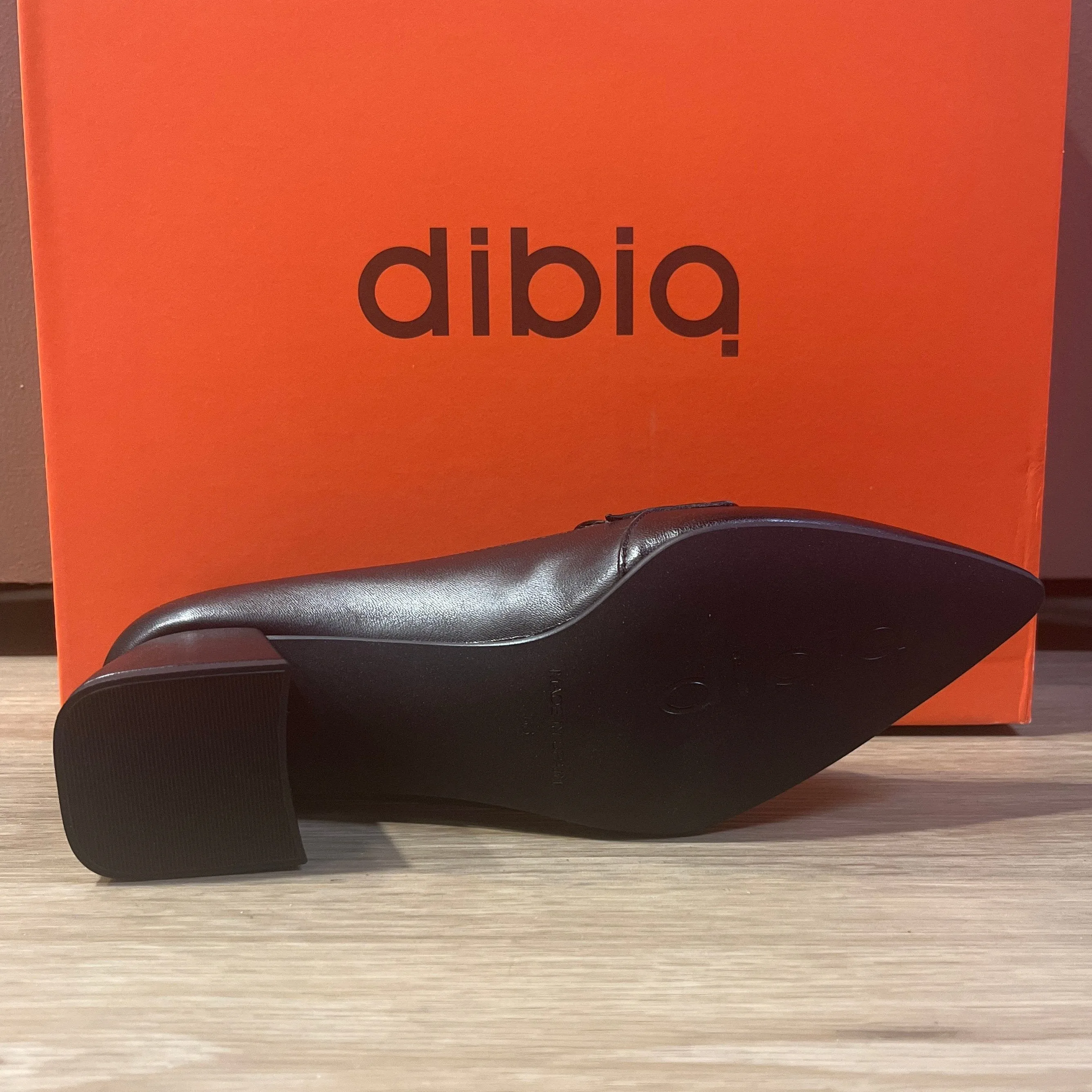 DIBIA 11079 BLACK HEELED LOAFER