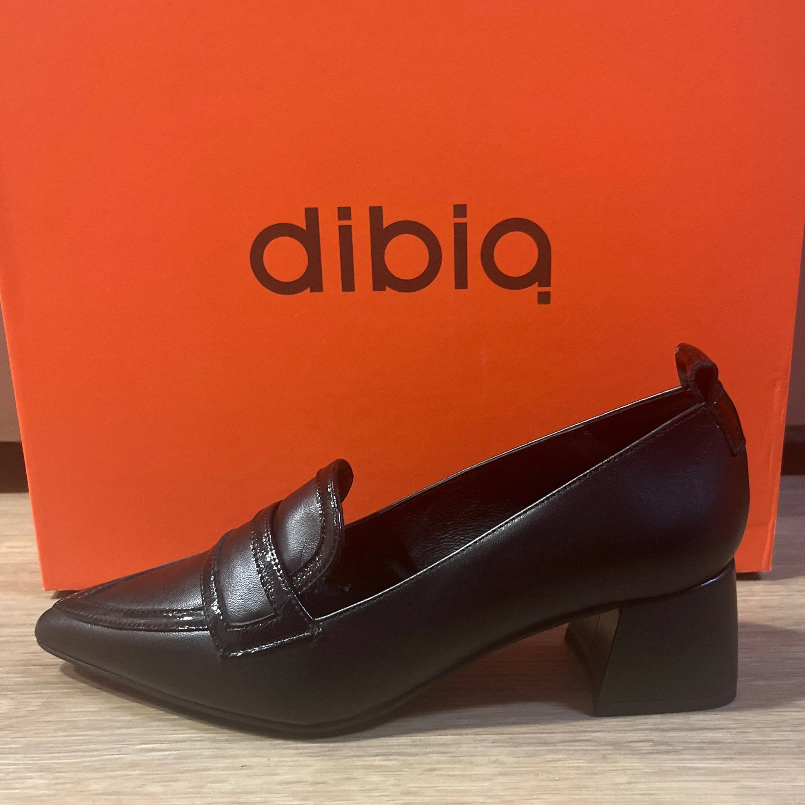 DIBIA 11079 BLACK HEELED LOAFER
