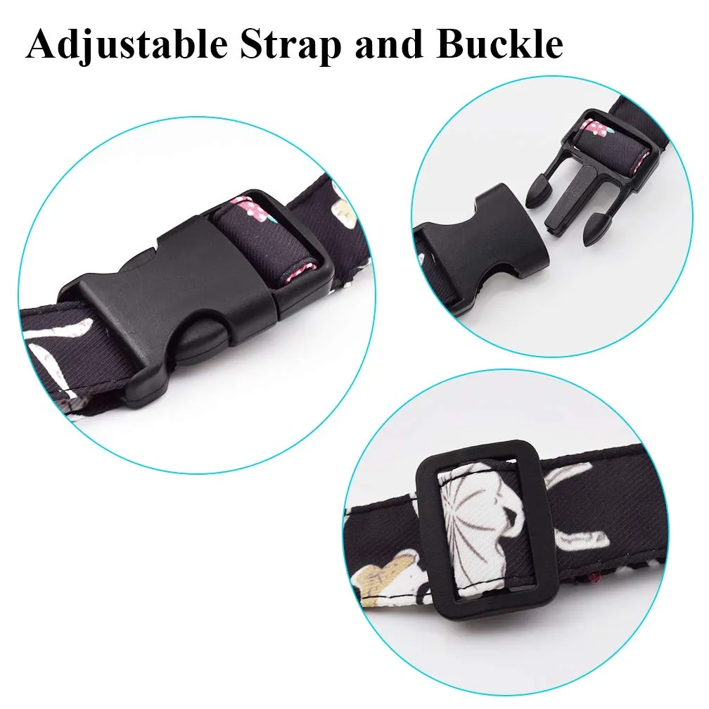 Dining Chair Heightening Cushion Portable Dismountable Adjustable Highchair Booster for Baby Toddler Kids Infant Washable Thick Chair Seat Pad Mat (Dance Girl)
