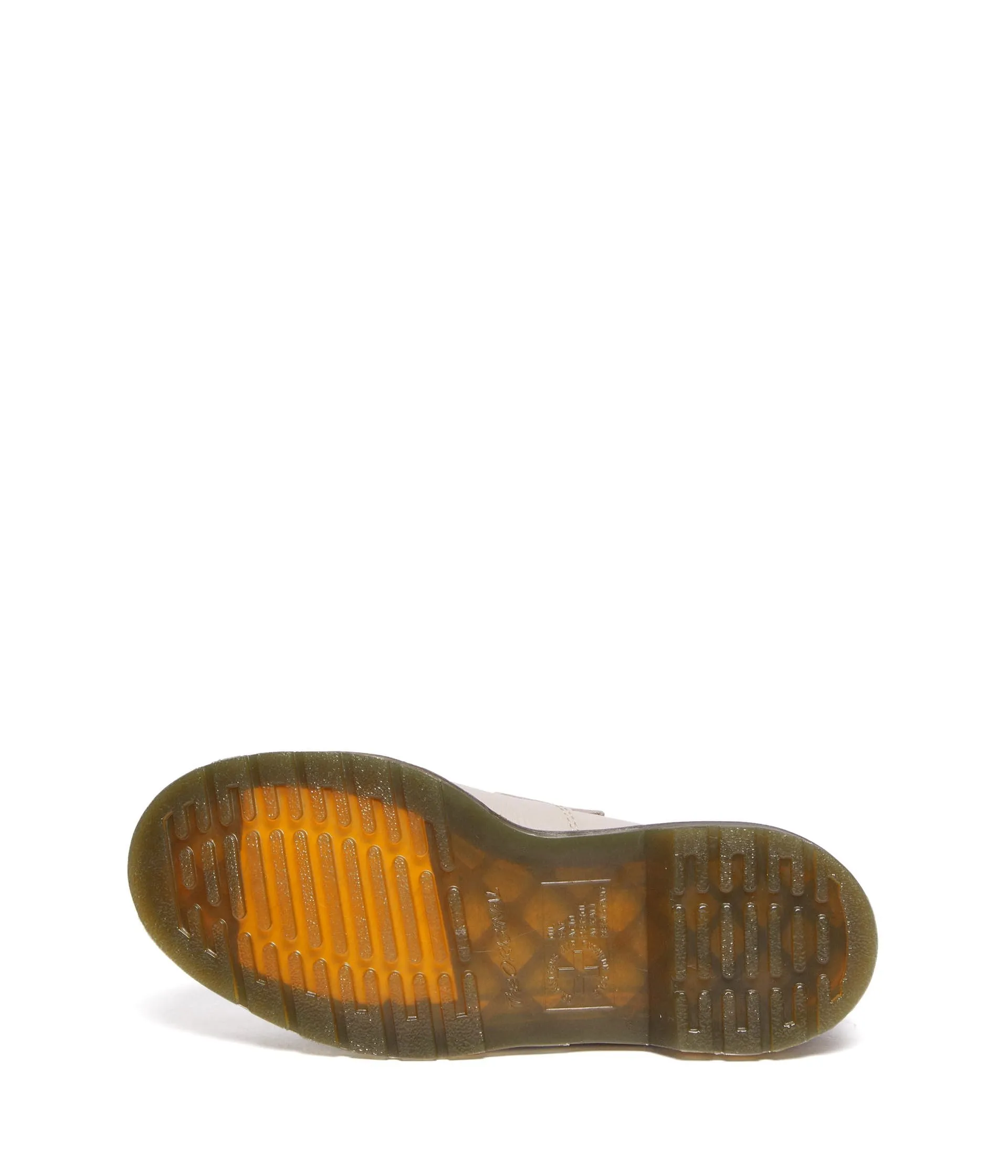 Dr. Martens Adrian Shoes for Women - Leather Upper - Round Toe - Intricate Front Detailing - Slip-on Style Vintage Taupe UK 7 (US Women's 9) M