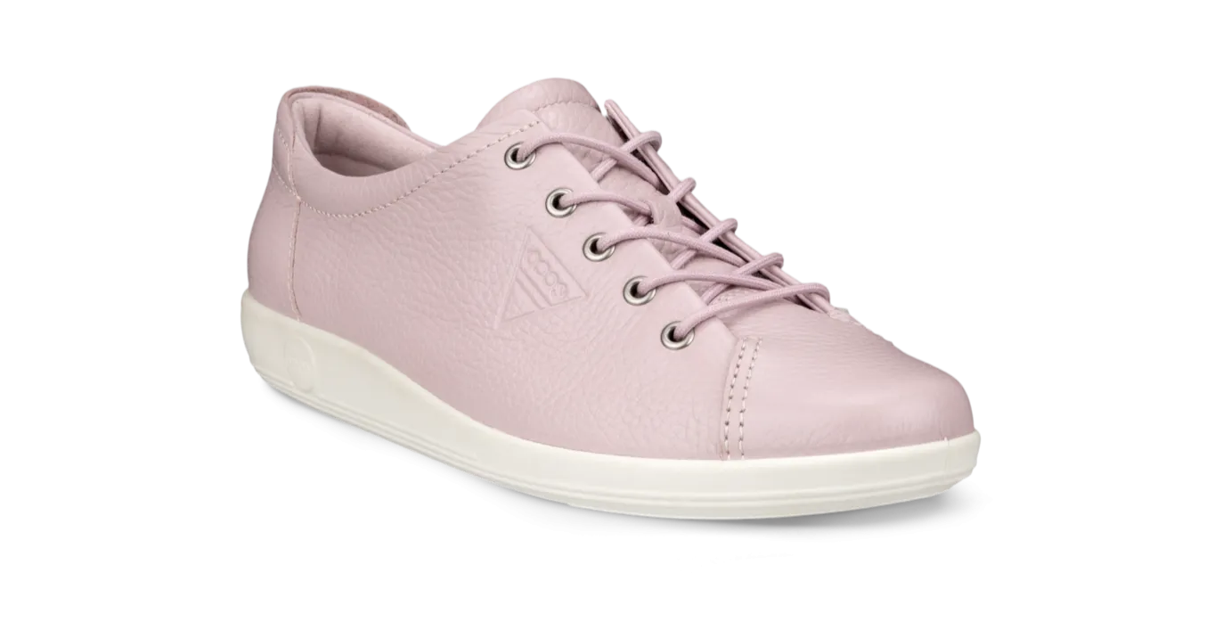 Ecco Soft 2.0 Ladies Violet Ice Laced Shoe 206503