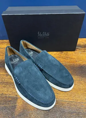 Ethan Suede Loafers | Navy