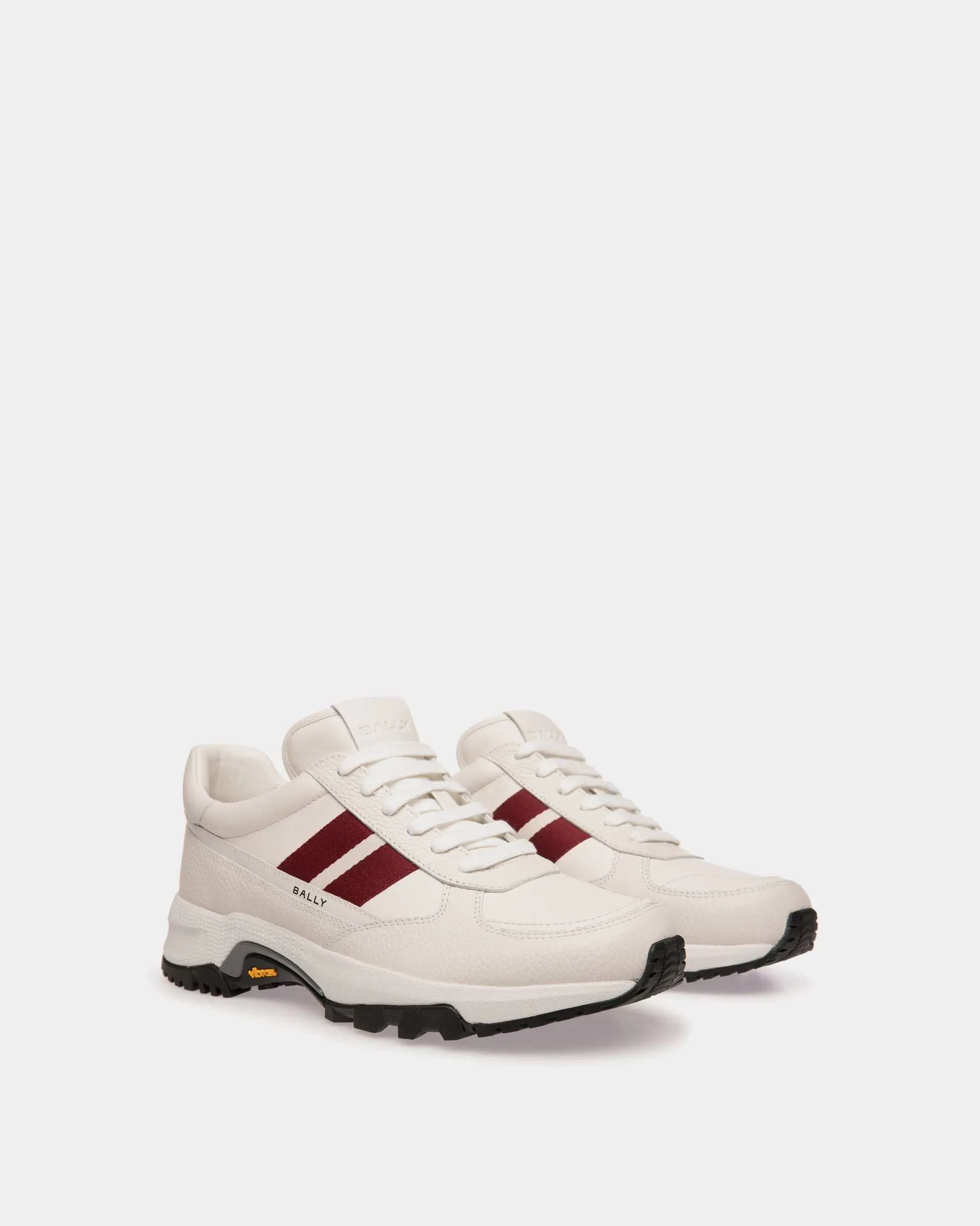 Faster Sneaker In White Leather
