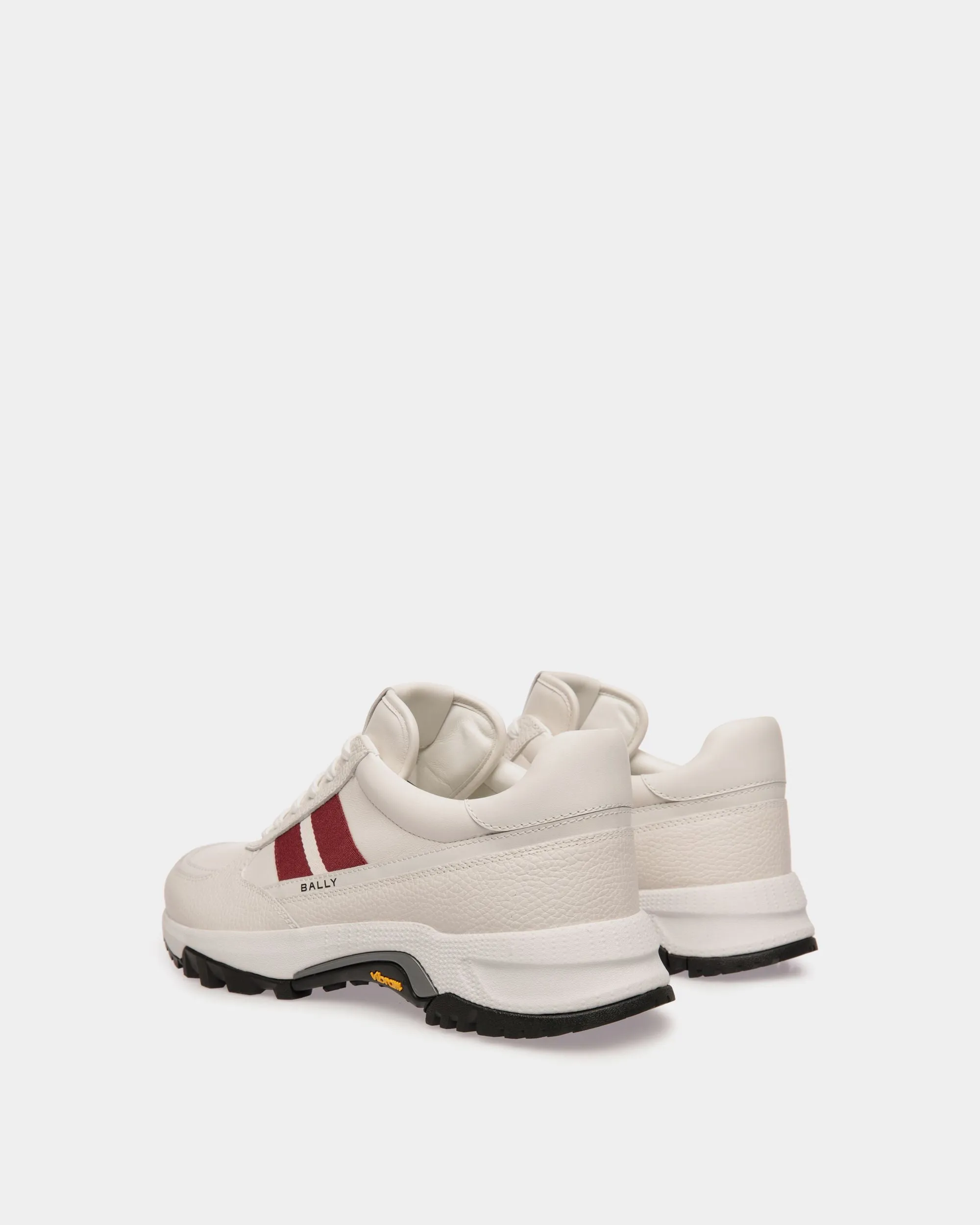 Faster Sneaker In White Leather
