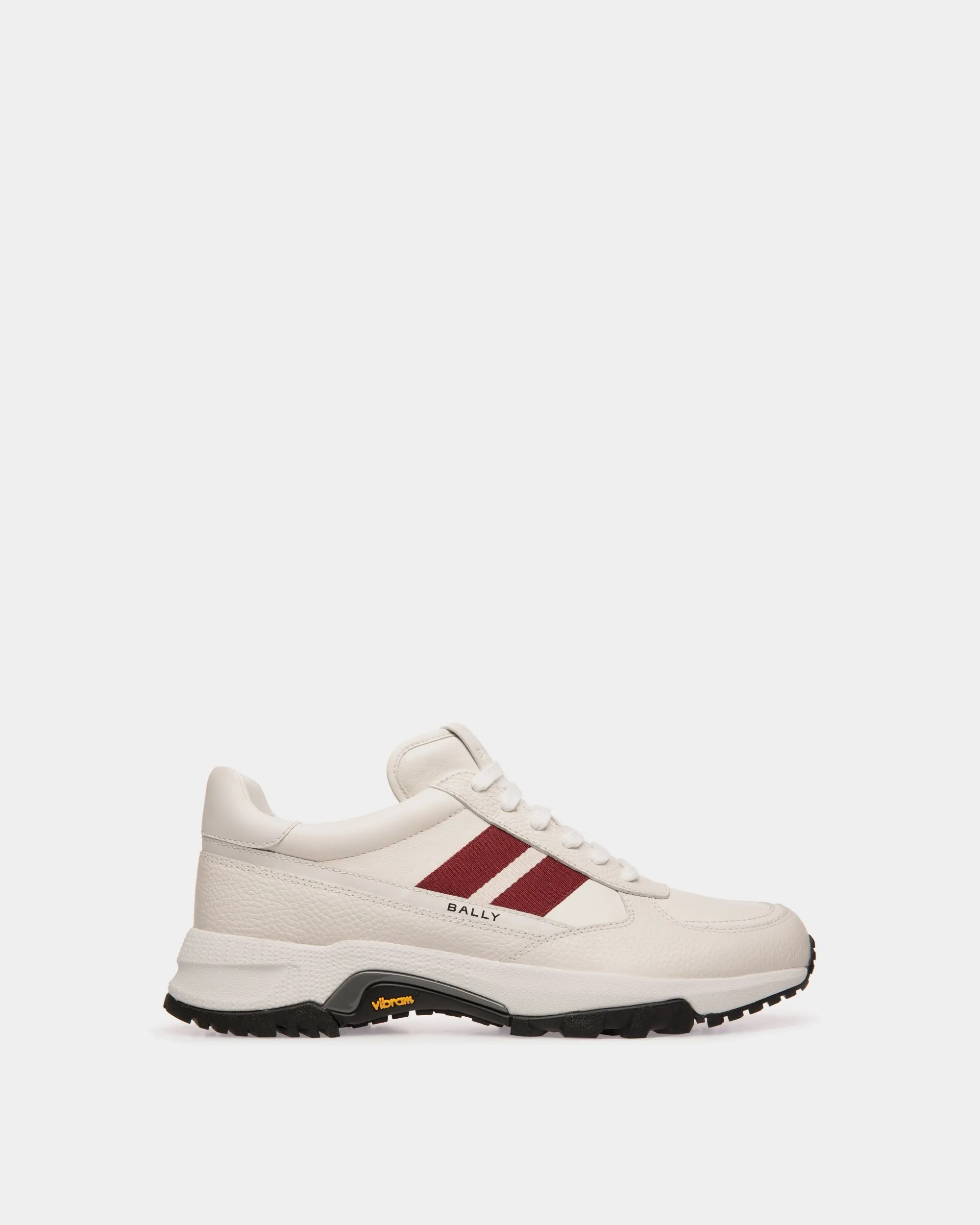 Faster Sneaker In White Leather