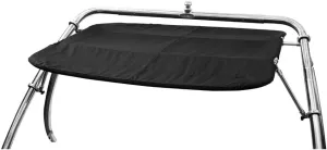 FASWORX Universal Boat Bimini Top Mounts on Wakeboard Tower, 600D Bimini Top Canvas, Frame, & Clamps, Universal Boat Canopy for Most 2-2.5” Wake Towers on Bass Boats, Jon Boats, Pontoons & More