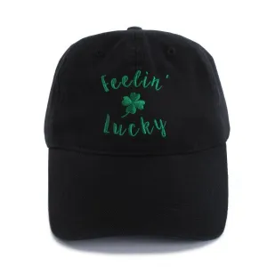 Feelin' Lucky Embroidered Baseball Cap