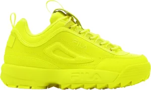 Fila Women's Disruptor II Sneaker (7, Safety Yellow/Safety Yellow/Safety Yellow)