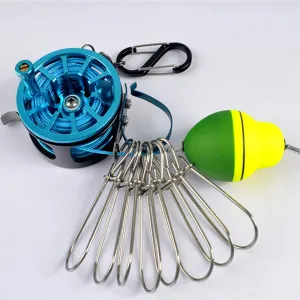 Fish Stringer, Foam Fishing Float, Lures, Baits, Ice Spearing Equipment Multi-Tools
