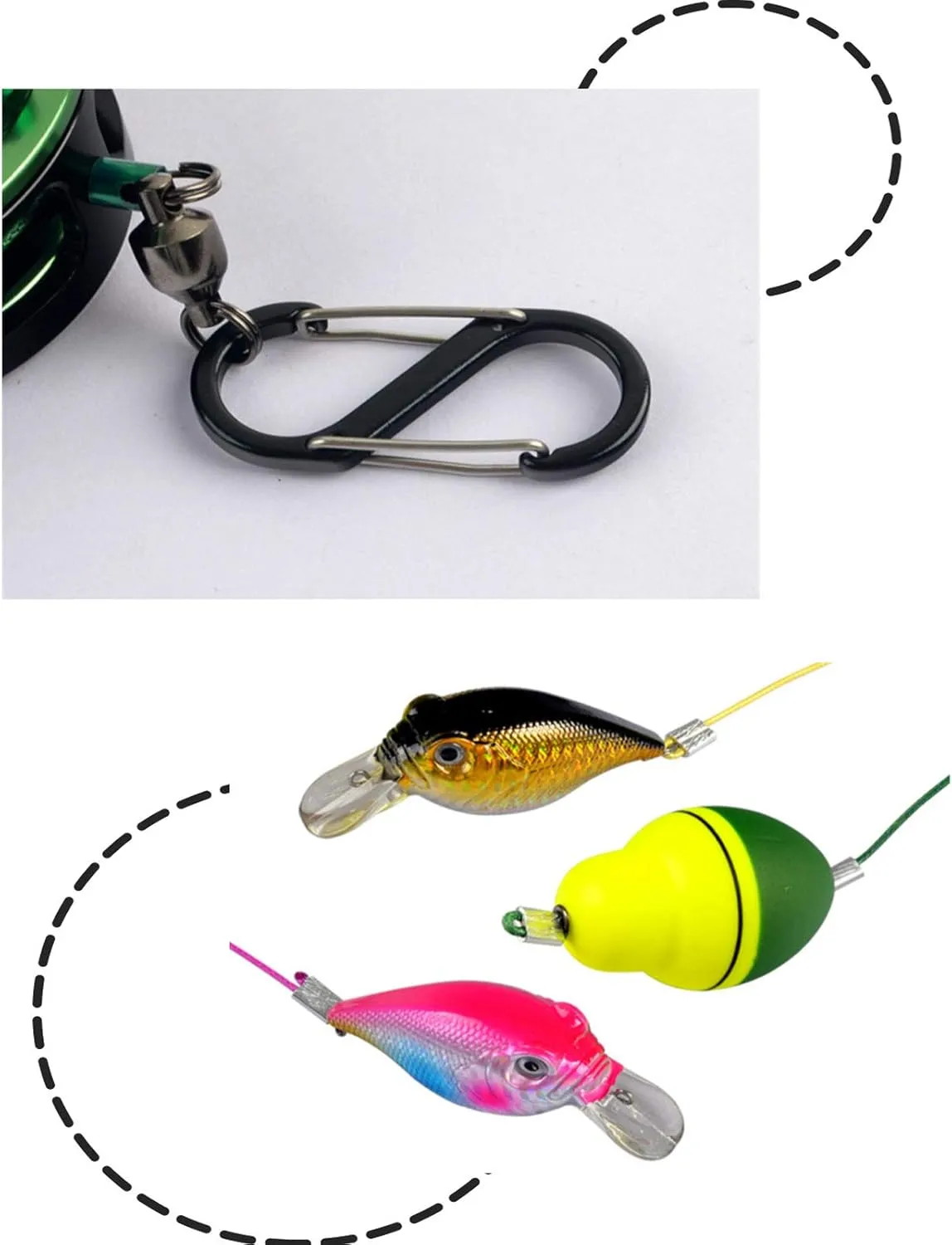 Fish Stringer, Foam Fishing Float, Lures, Baits, Ice Spearing Equipment Multi-Tools