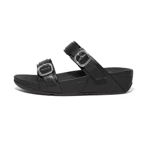 FIT FLOP LULU ADJSTSLIDE/BLACK