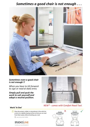 FlexDesk-640 with Comfort Reader