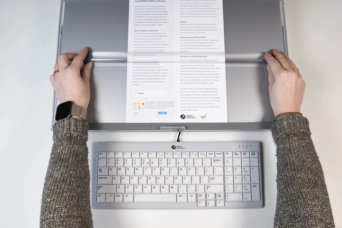 FlexDesk-640 with Comfort Reader