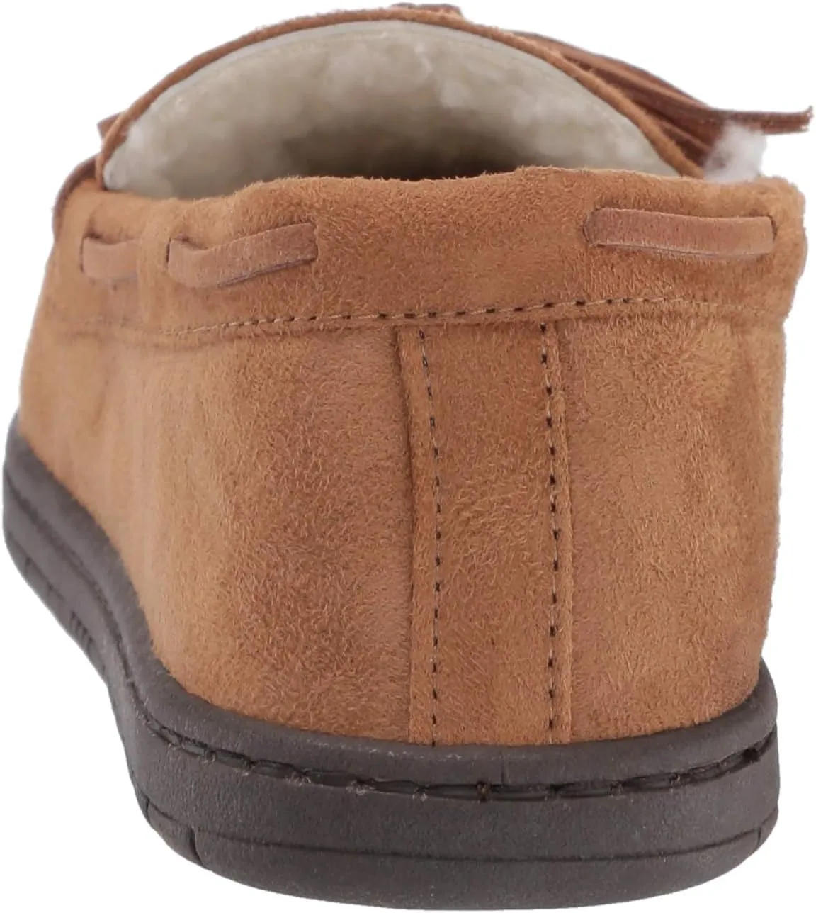 FOCO Mens NHL Team Logo Moccasin Slippers