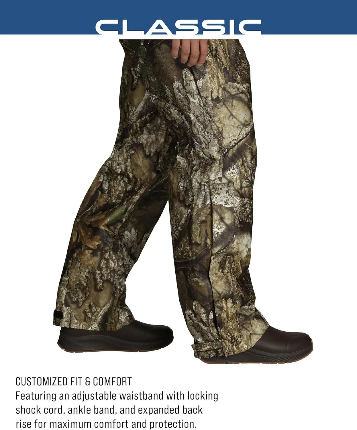 FROGG TOGGS Men's Classic Pro Action Waterproof Breathable Rain Pant