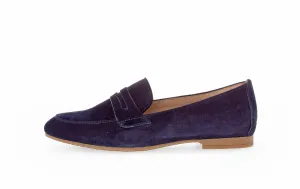 GABOR - 45.213.16 FLAT LOAFER - NAVY SUEDE
