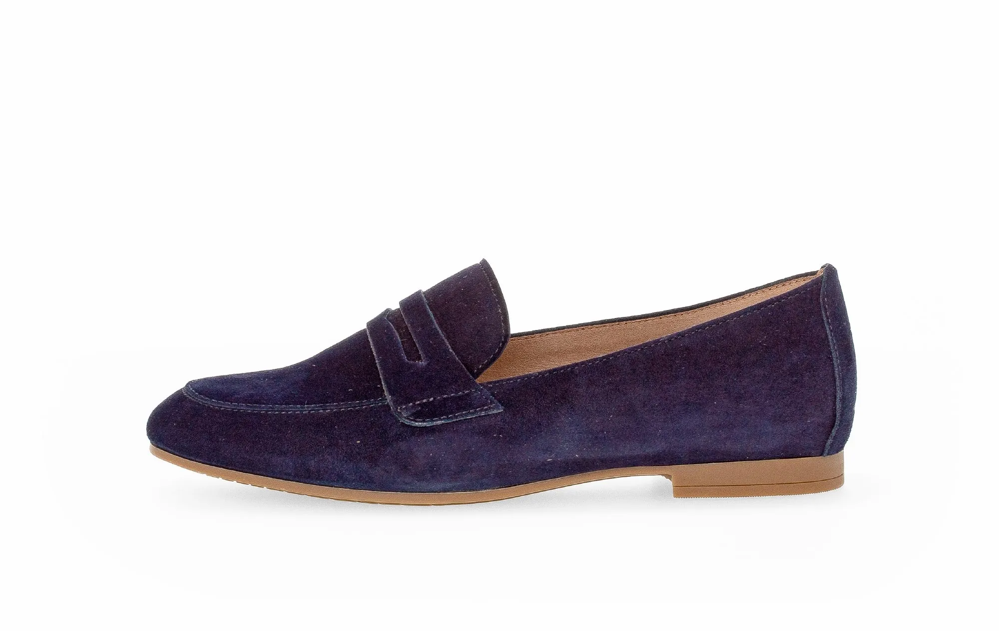 GABOR - 45.213.16 FLAT LOAFER - NAVY SUEDE