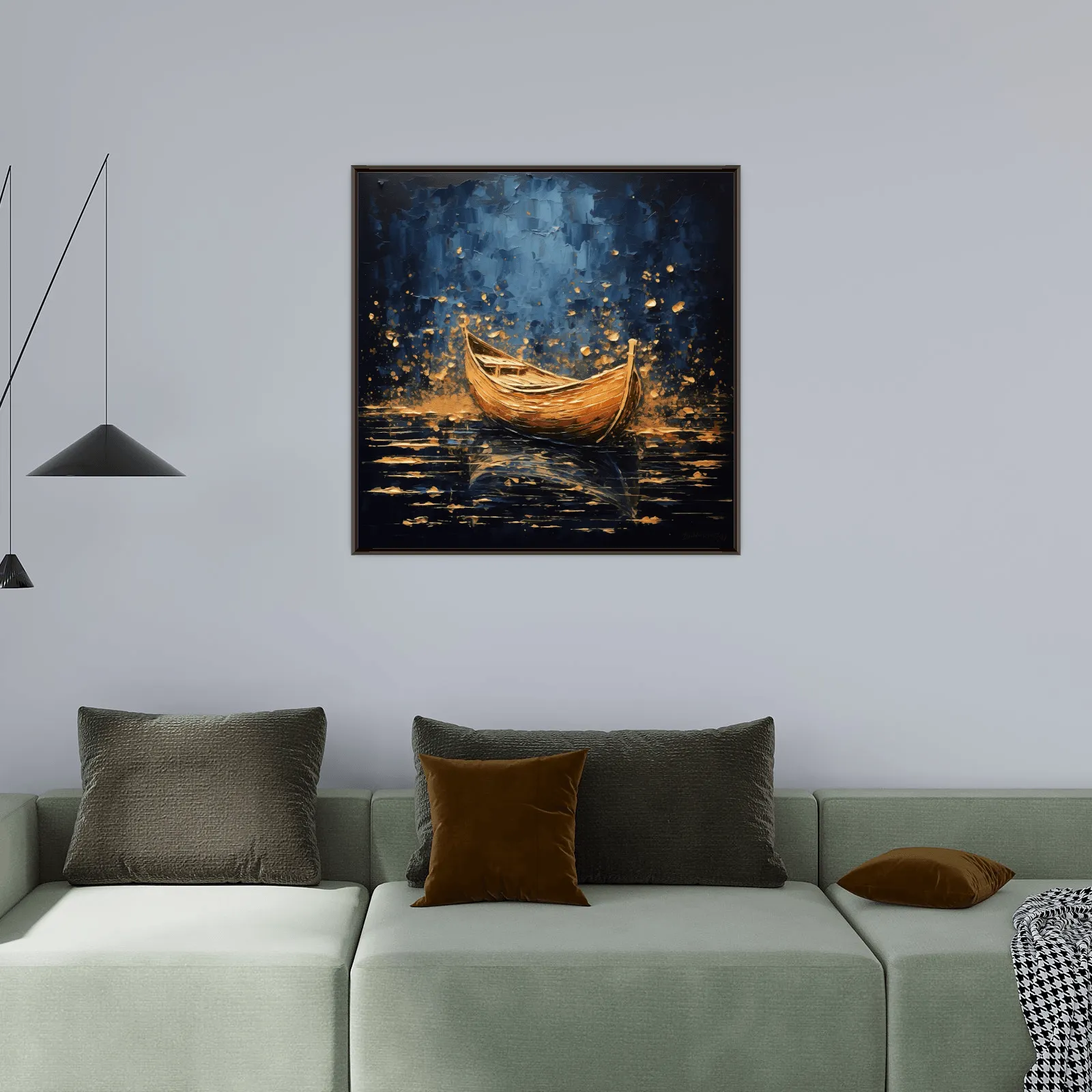 Golden boat