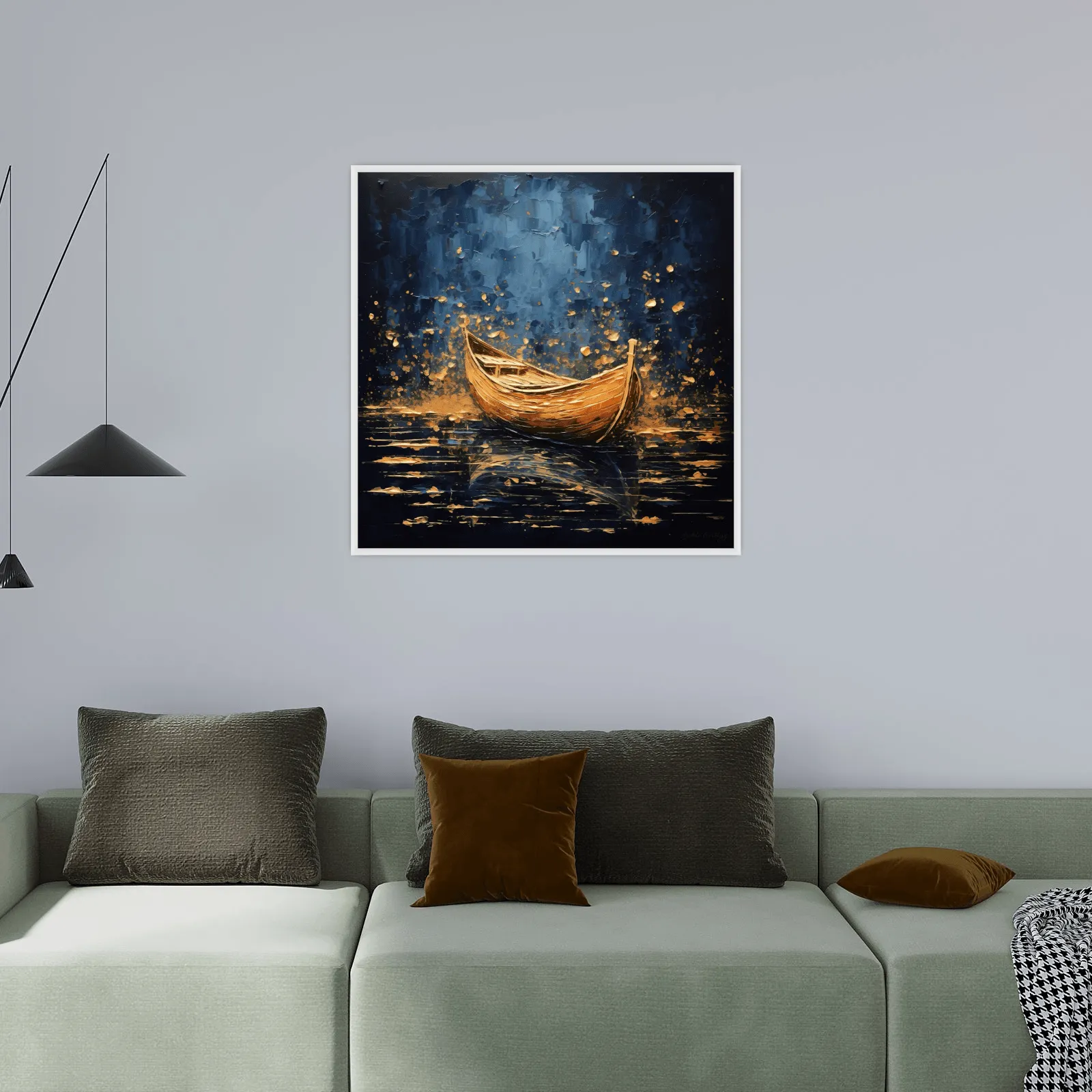 Golden boat