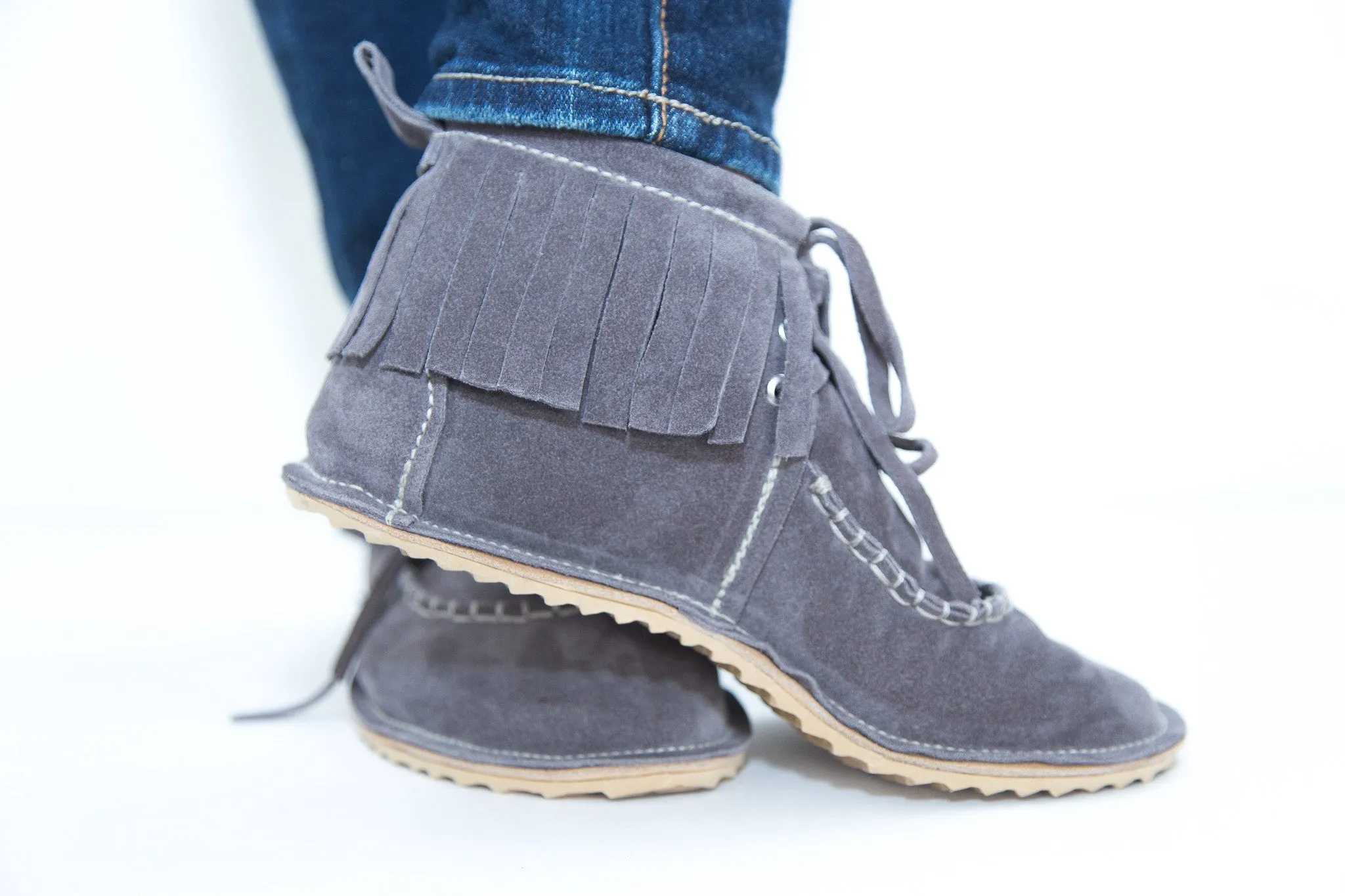 Grand Dukes for Women - Slate Gray Suede