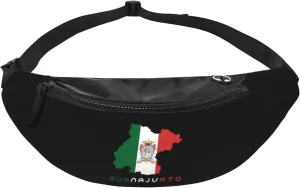 Guanajuato Mexico State Flag Map Fanny Pack Daypack Crossbody Waist Bag For Travel Sports Running Hiking