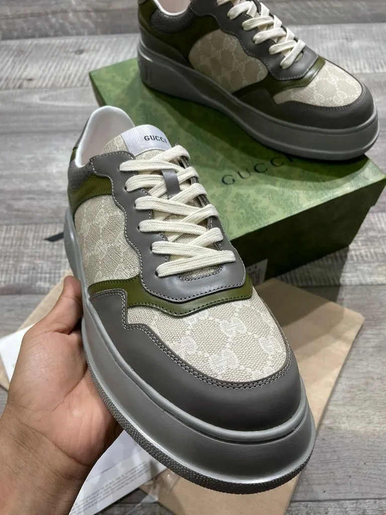 GUCCI || CHUNKY B GG SNEAKER-GREY