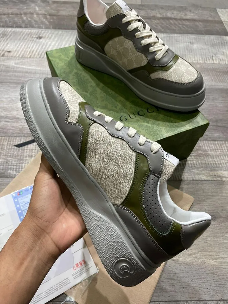 GUCCI || CHUNKY B GG SNEAKER-GREY