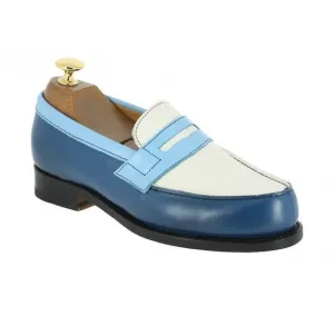 Handmade Mens Genuine Leather Multi Color Moccasin Loafer Slip Ons shoes