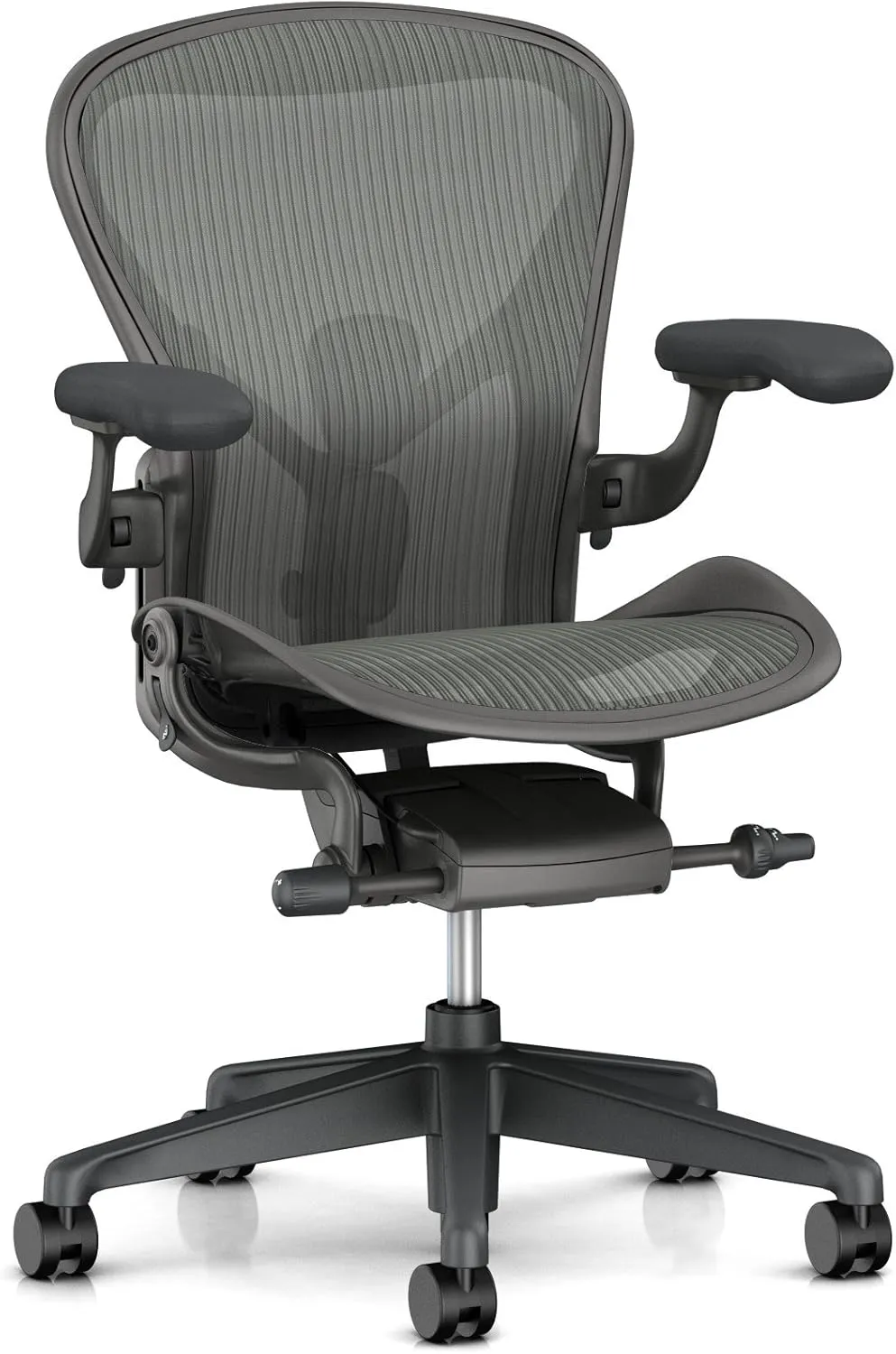 Herman Miller Aeron Ergonomic Chair - Size A, Carbon