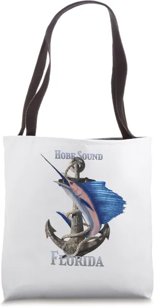 Hobe Sound Florida Swordfish Marlin Ocean Fishing Tote Bag