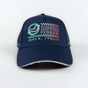 Imola Circuit Unisex Autodromo Enzo e Dino Ferrari Navy Hat