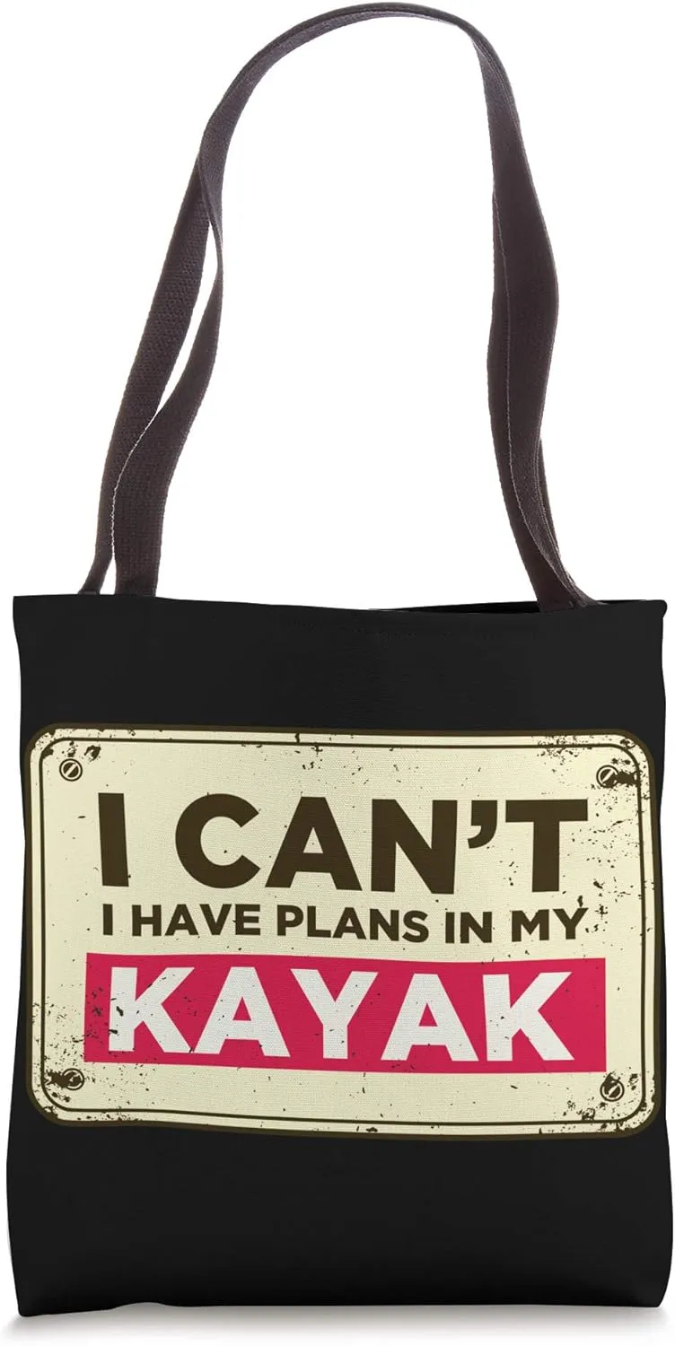 In My Kayak Kayaking Lakes Funny Swimming Basin Swim Tote Bag
