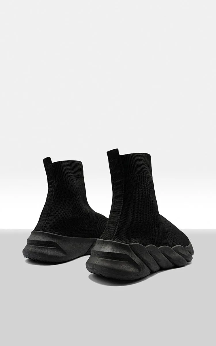 Isha Chunky Sole Knitted Sock Trainers
