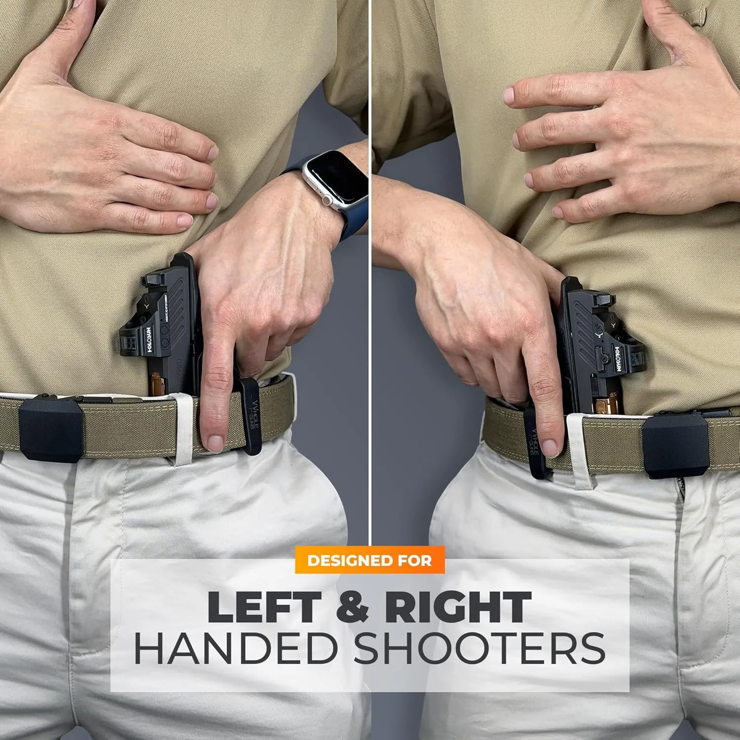 IWB Extra Low Profile Thong - Inside The Waistband Holster - fits Shadow Systems MR920 Combat/Elite
