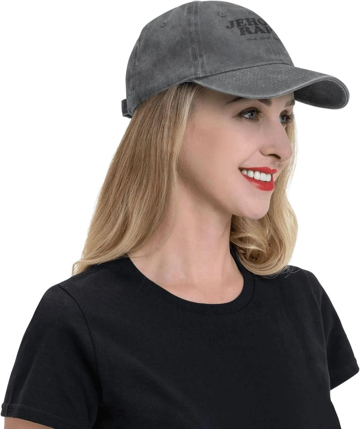 Jehovah Rapha The God Who Heals Baseball Hat Adjustable Classic Dad Hat for Men Women,Black