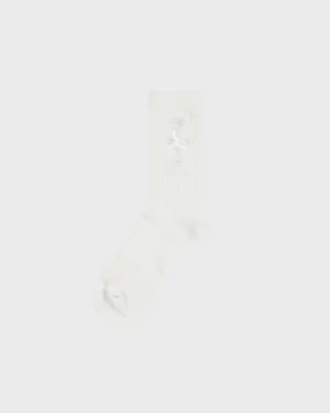 Jordan X Travis Scott Cushioned Crew Socks Light Bone