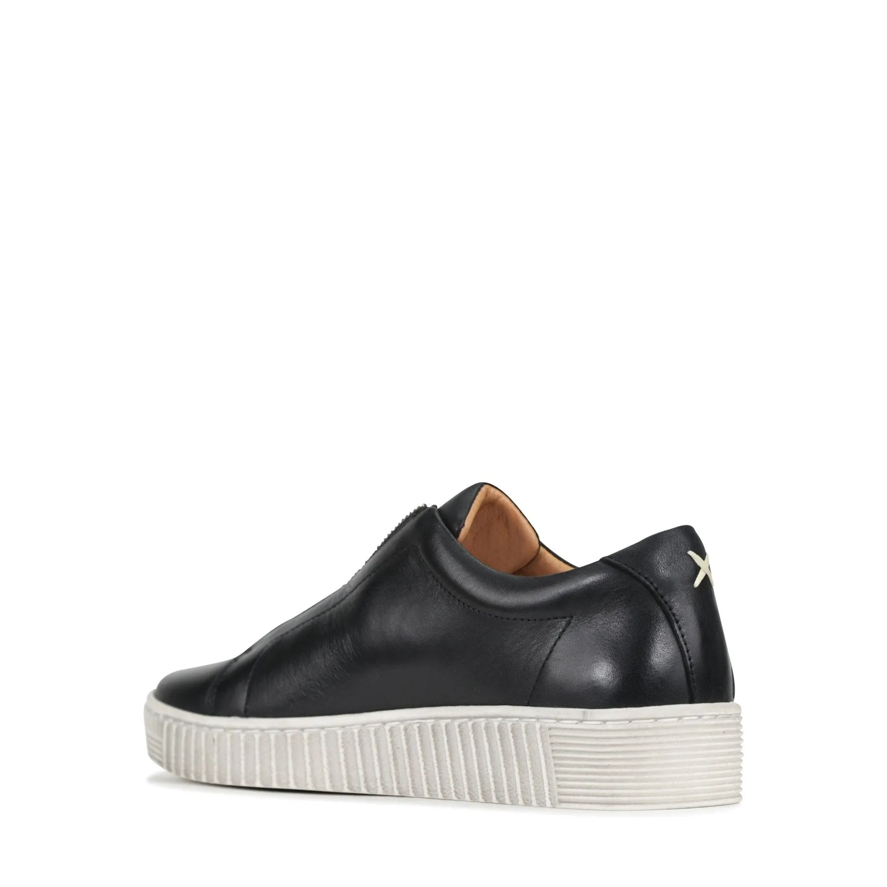 JOYA LEATHER CHUNKY ZIPPER SNEAKERS